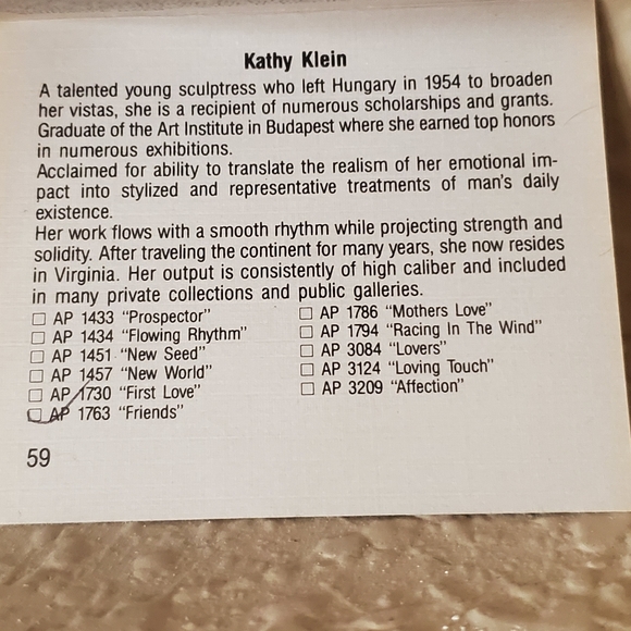 Vintage Austin Sculpture 'Friends' - Picture 13 of 14